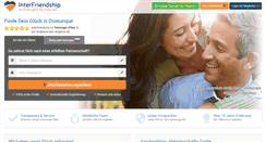 Desktop Screenshot of interfriendship.at